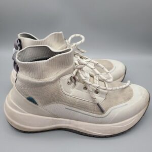 Vessi Stormburst Waterproof High Top Sneakers Cream White Womens 9